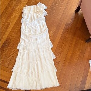 Nicole Miller White Maxi Dress